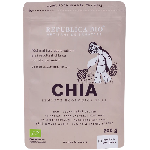 Chia Seminte Ecologice Pure 200gr Republica Bio