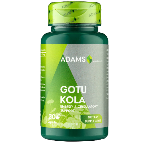 Gotu Kola 400mg, 30cps, Adams Supplements