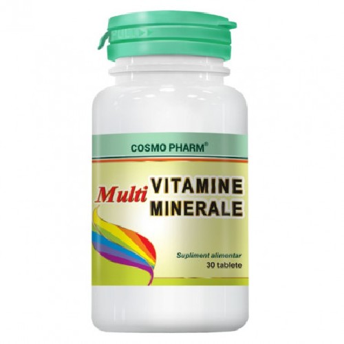 Multivitamine si Minerale, 30tab, Cosmopharm