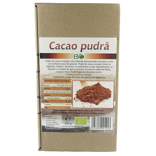 Cacao Pudra Eco 200gr Deco Italia