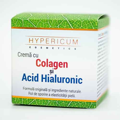 Crema cu Colagen si Acid Hialuronic 70ml Hypericum