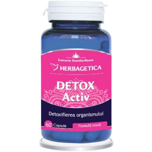 Detox Activ, 60 cps, Herbagetica