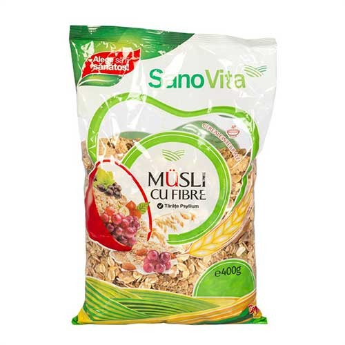 Musli Cu Fibre, 400g, Sano Vita