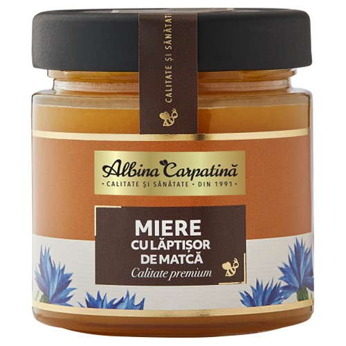 Miere cu Laptisor de Matca 270gr Apicola Pastoral