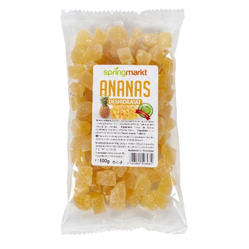 Ananas Deshidratat, 100gr, springmarkt