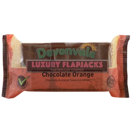 Baton Flapjacks Ciocolata-Portocale, 95g, Devonvale