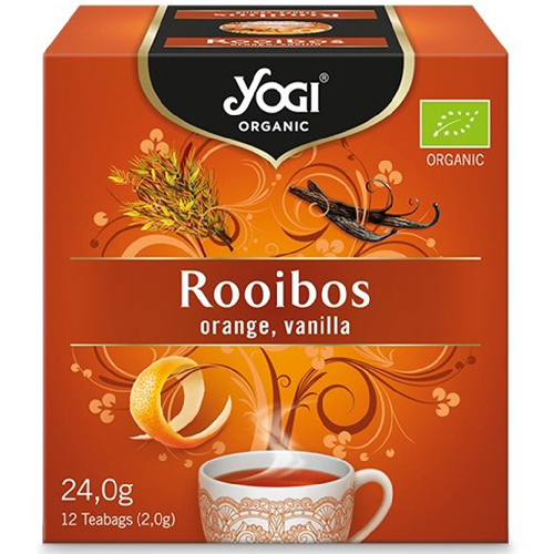 Ceai cu Rooibos, Portocale si Vanilie, 12 plicuri, Yogi Tea