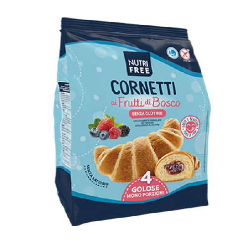 Cornulete Cu Fructe De Padure 240g, Nutri Free