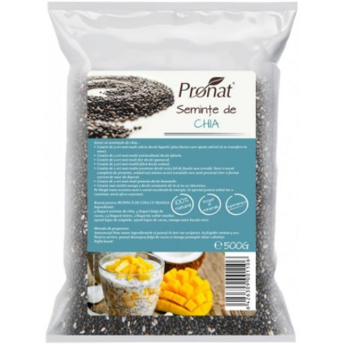 Seminte Chia 500g Pronat