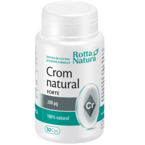 Crom Natural, forte, 30cps, Rotta Natura