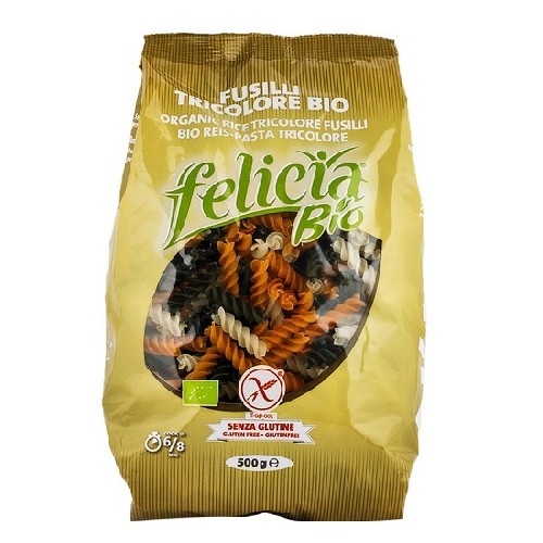 Fusili Tricolore Orez Eco Felicia, 500g, Pronat