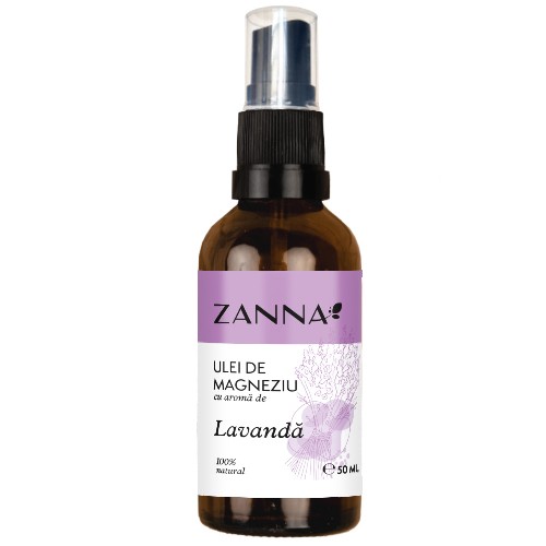 Ulei de magneziu, cu Lavanda, 50ml, Zanna