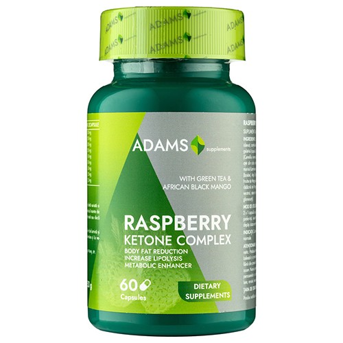 Raspberry Ketone (Cetona de zmeura), 60cps, Adams Supplements