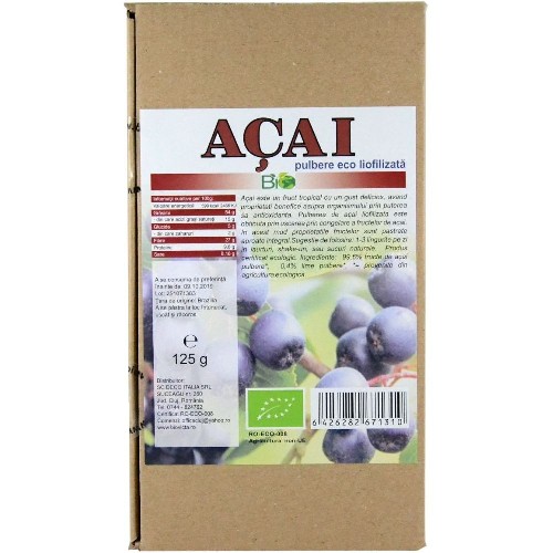 Pulbere Acai Liofilizata 125g Deco Italia