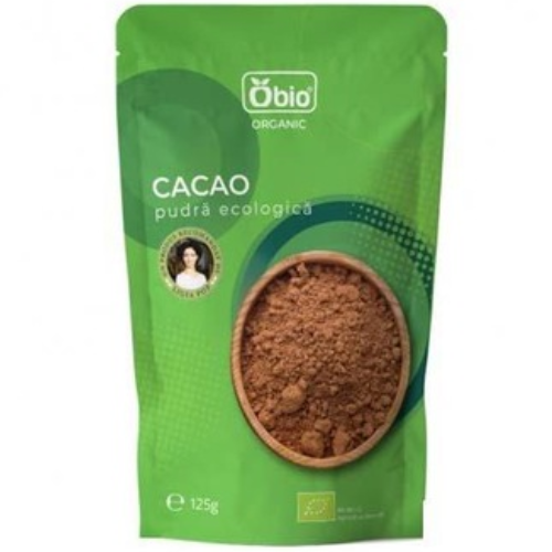 Cacao Pudra Raw Bio, 125gr, Obio