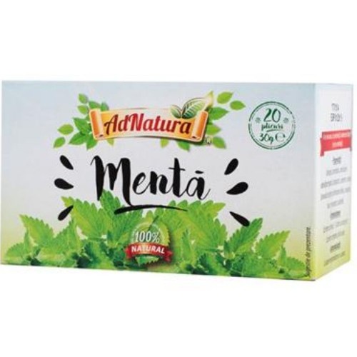 Ceai de Menta, 25 plicuri, AdNatura