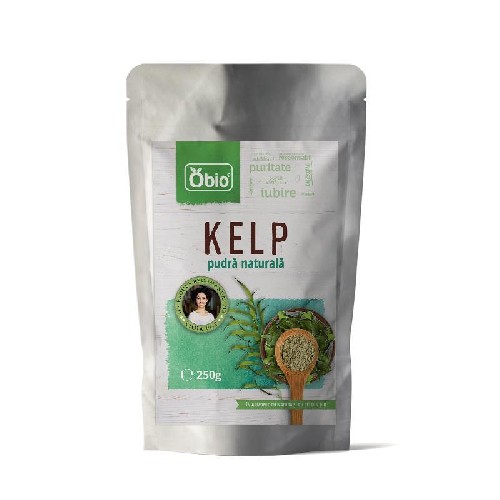 Kelp Pulbere Raw, 250gr, Obio