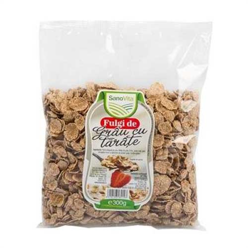 Fulgi de Grau cu Tarate, 300g SanoVita