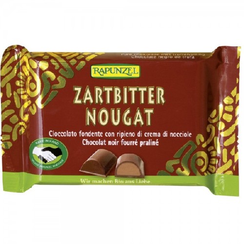 Ciocolata Nougat amaruie, 100g, Rapunzel