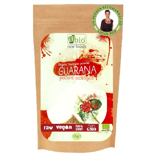 Pulbere de Guarana Raw Bio 125gr Obio