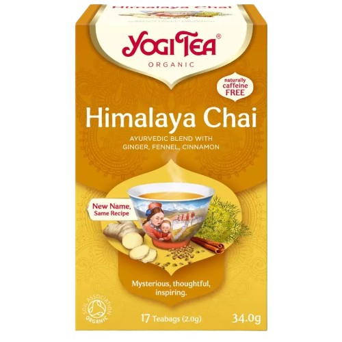 Ceai Himalaya, 17 pliculeţe a 2 g, ambalate individual 34 g 17 plicuri, Yogi Tea