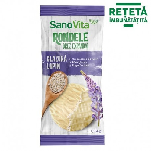 Rondele Orez Glazura Lupin 66g Sanovita