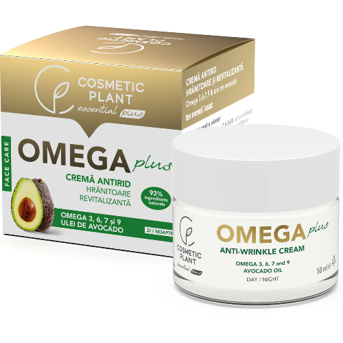 Crema Antirid Hranitoare Ulei Avocado Omega Plus 50ml Cosmetic Plant