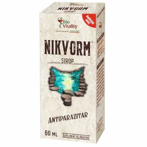 Nikvorm Sirop, 60ml, Biovitality