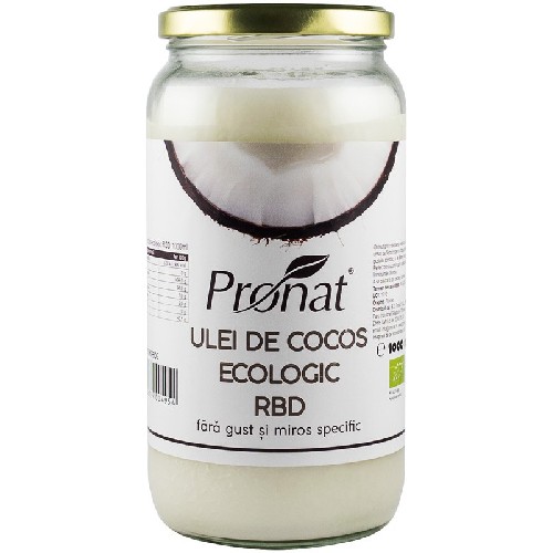 Ulei Cocos Rbd Borcan Eco, 1000ml, Pronat