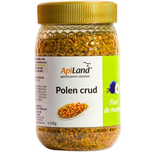 Polen Crud Flori de Munte, 230g, Apiland