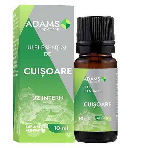 Ulei esential de Cuisoare, uz intern, 10ml, Adams Supplements