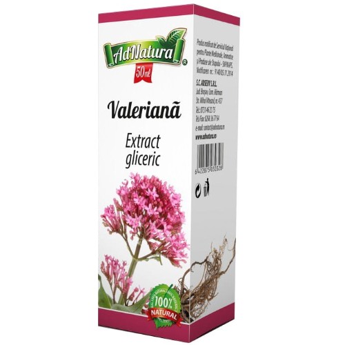 Extract gliceric Valeriana, 50ml AdNatura