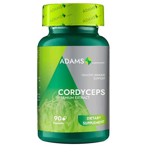 Cordyceps (Ciuperca Tibetana) 300mg 90cps, Adams