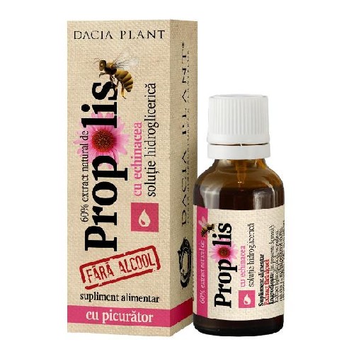 Propolis cu Echinacea fara alcool cu picurator 20ml Dacia Plant