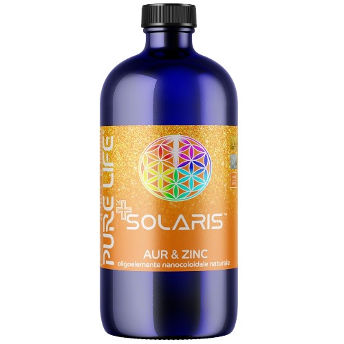 Aur si Zinc, m+Solaris, 35ppm, 480ml, Pure Lufe