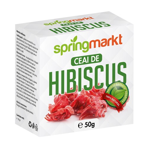 Ceai Hibiscus Flori 50gr springmarkt