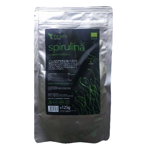 Pulbere Eco Spirulina 125gr Niavis