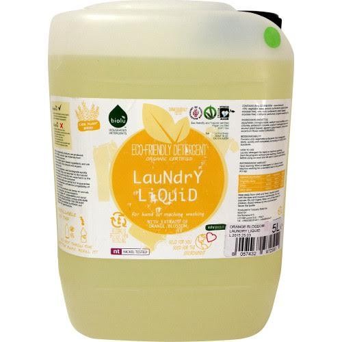 Detergent Eco Lichid pt Rufe Albe si Colorate cu Portocale 5l