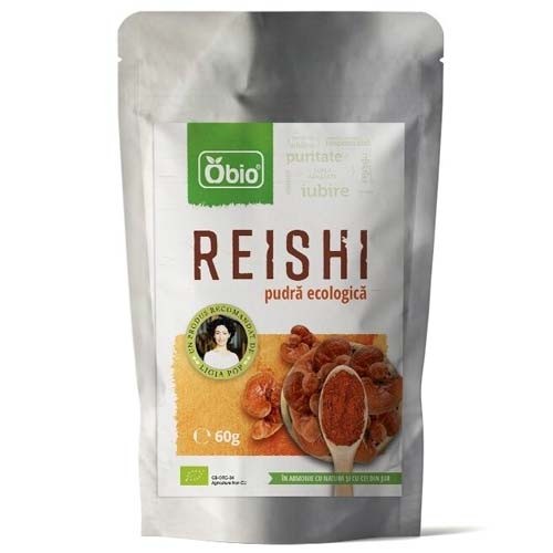 Reishi Pulbere Raw Bio 60gr Obio