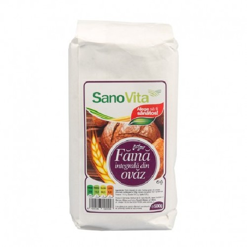 Faina Integrala de Ovaz, 500gr, SanoVita