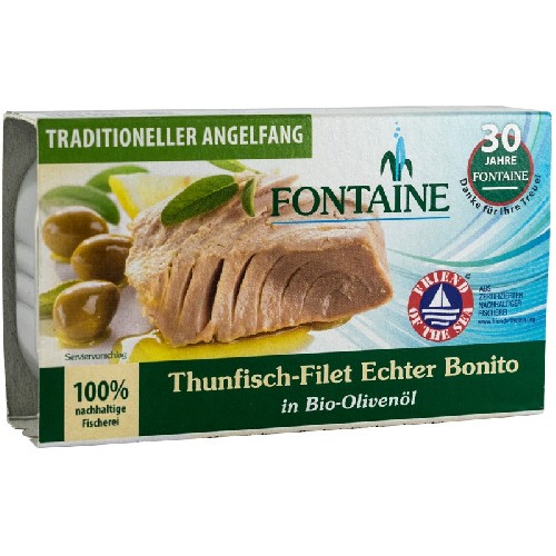 Ton File Bucati Ulei Masline Fonatine, 120g, Pronat