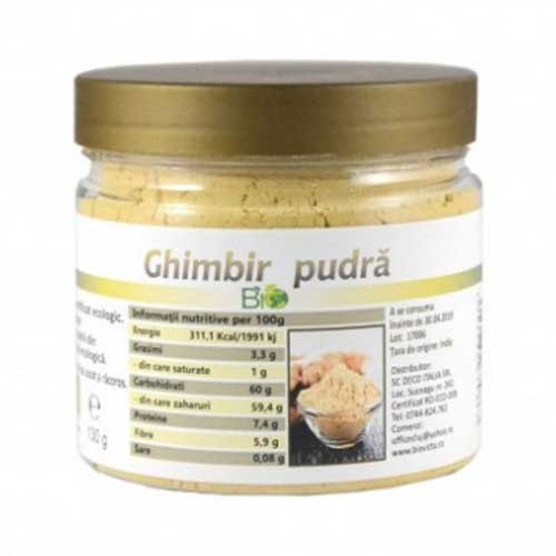 Ghimbir Pudra Bio 130gr Deco Italia