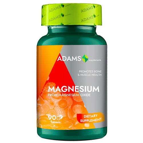 Magneziu 375mg 90tab, Adams