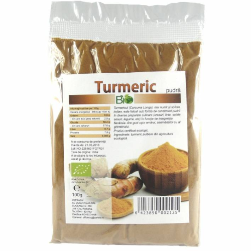 Turmeric Macinat Eco Deco Italia 100gr