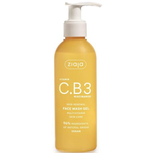 Gel de curatare pentru fata cu Vitamina C. B3 Niacinamida, 190ml, Ziaja