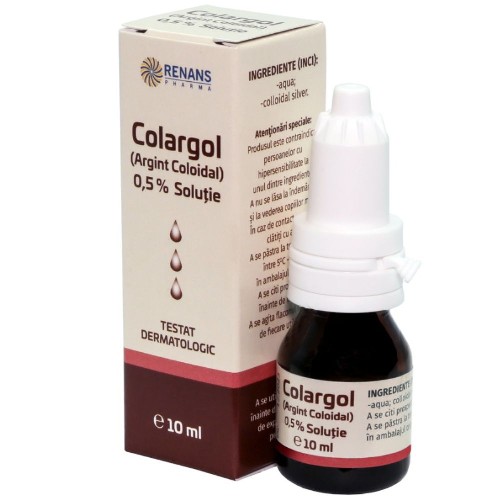 Colargol Argint Coloidal 0,5% 10ml Onedia