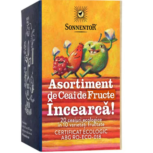 Ceai Incearca! Asortiment Ceai Fructe 20dz Sonnentor