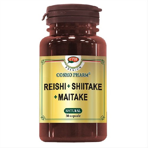 Reishi Shitake Maitake, 30cps, Cosmopharm