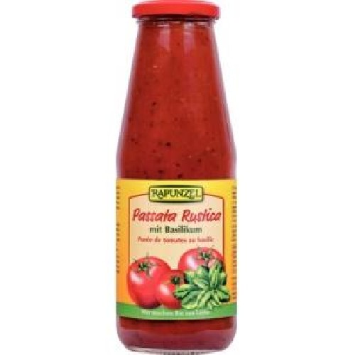 Passata Rustica cu Busuioc Eco 680g Rapunzel