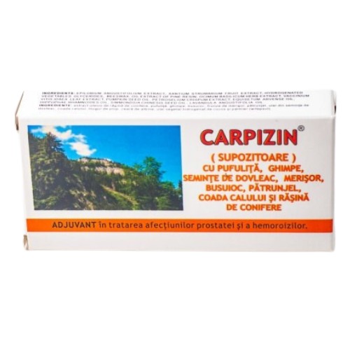 Crema Carpizin Supozitoare, 10 bucati, Elzin Plant